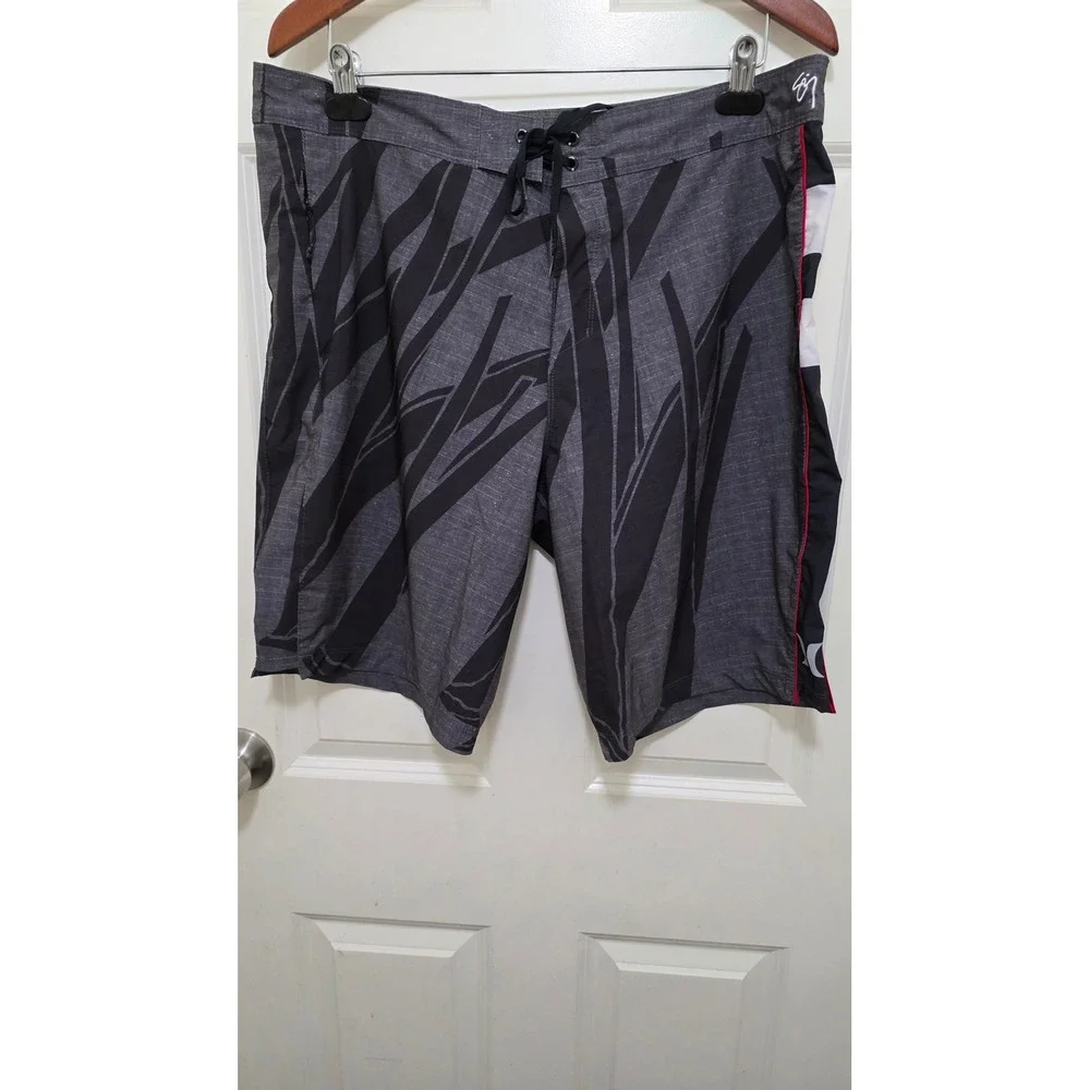 Hurley Board Shorts Mens 36 Grey Phantom JJF John John Florence Surf Swim